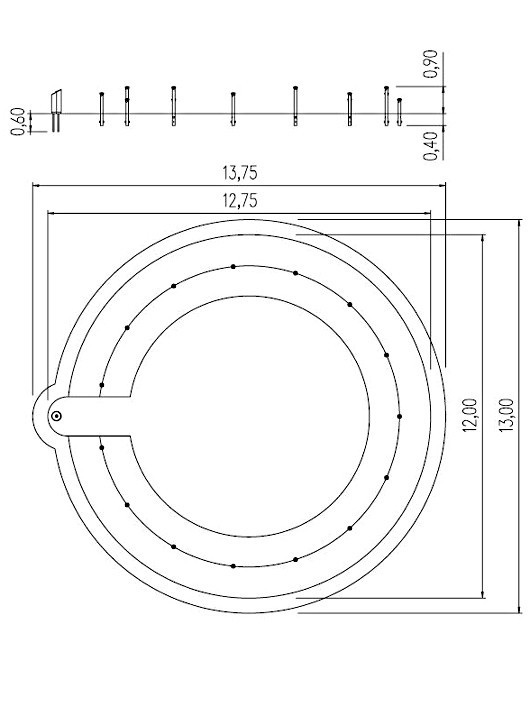 Technische Zeichnung I-ZoneQ